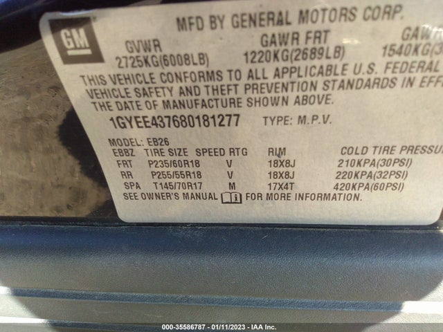 Cadillac Srx Awd 2008 1GYEE437680181277 Image 10