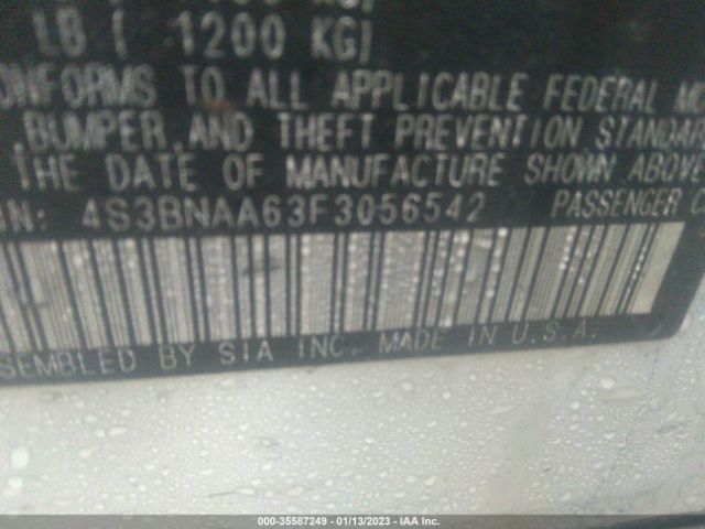 4S3BNAA63F3056542 Subaru Legacy 2.5i
