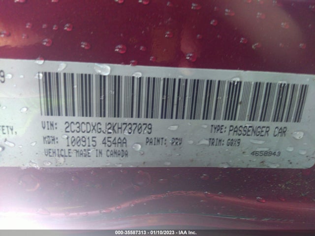 Dodge Charger Scat Pack 2019 2C3CDXGJ2KH737079 Image 9