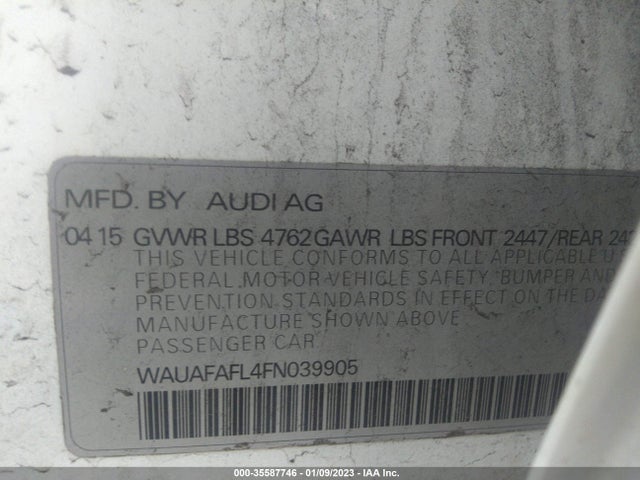Audi A4 2015 WAUAFAFL4FN039905 Image 9
