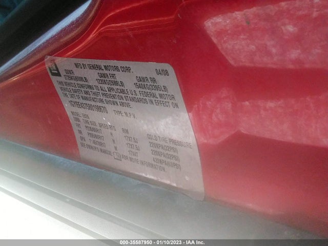 Cadillac Srx Awd 2008 1GYEE437580198670 Image 10