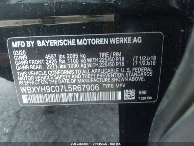 WBXYH9C07L5R67906 BMW X2 Sdrive28i