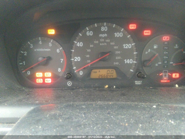 2002 HONDA ACCORD CPE EX W/LEATHER VIN: 1HGCG22542A007741