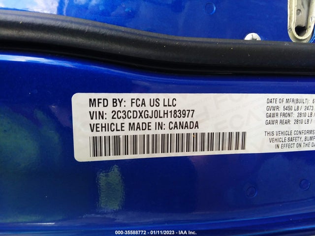 Dodge Charger Scat Pack 2020 2C3CDXGJ0LH183977 Image 9