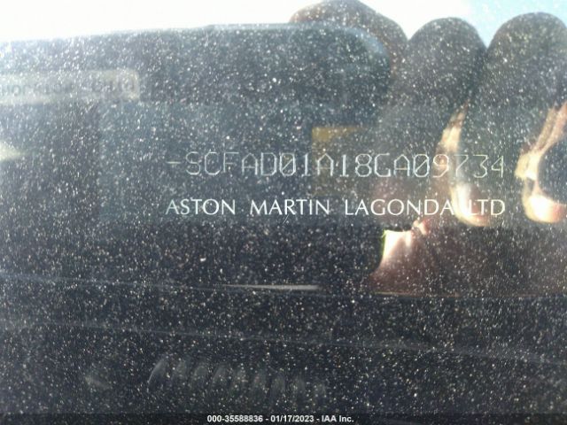 SCFAD01A18GA09734 Aston Martin DB9
