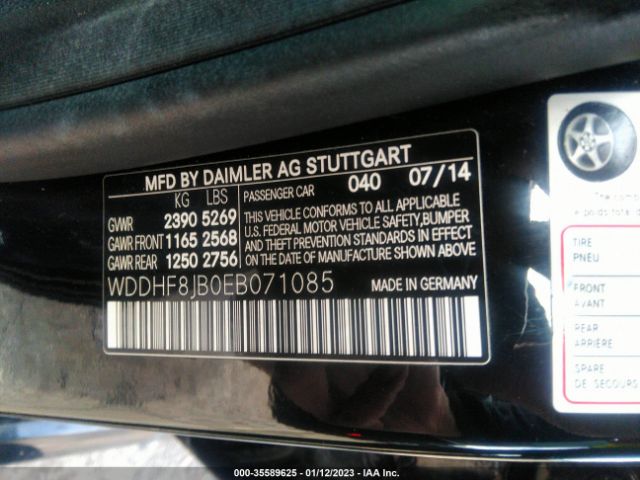 WDDHF8JB0EB071085 Mercedes-Benz E 350 4matic