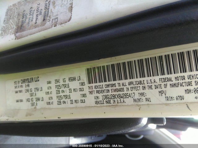 Dodge NITRO SXT 2008 1D8GU28KX8W285417 Image 10