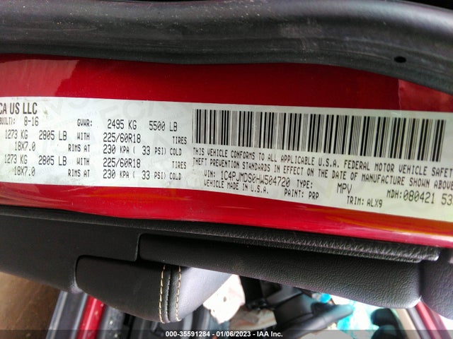 Jeep Cherokee High Altitude 2017 1C4PJMDS0HW504720 Image 10