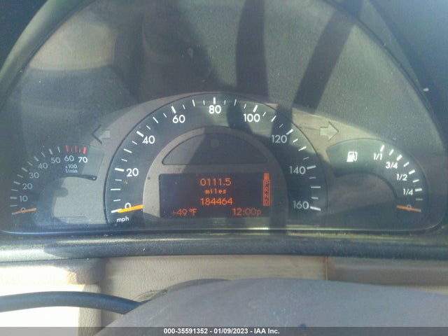 2002 MERCEDES-BENZ C CLASS VIN: WDBRF61J72F289411