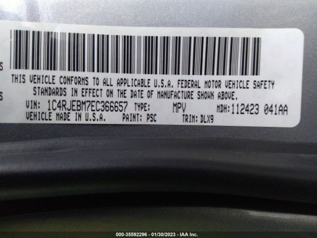 1C4RJEBM7EC366657 Jeep Grand Cherokee Limited