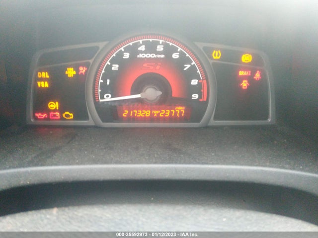 2008 HONDA CIVIC CPE SI VIN: 2HGFG21568H708337