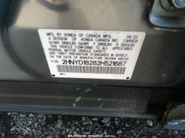2HNYD18282H521687 Acura MDX