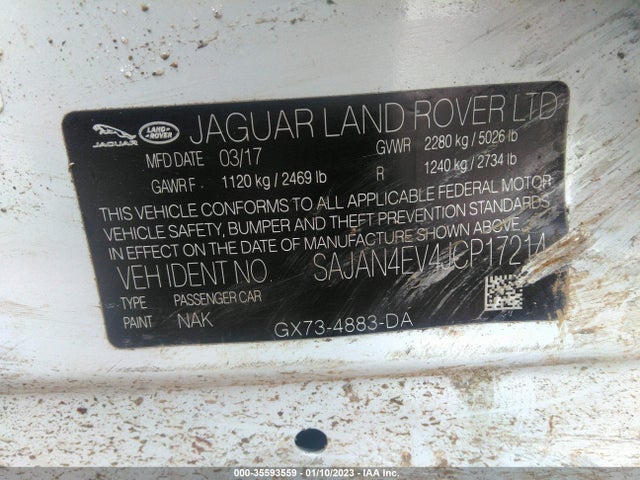2018 Jaguar XE, VIN: SAJAN4EV4JCP17214