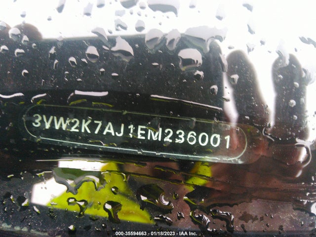 3VW2K7AJ1EM236001 Volkswagen Jetta Sedan S