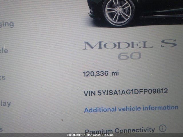 Tesla MODEL S 2013 5YJSA1AG1DFP09812 Image 8