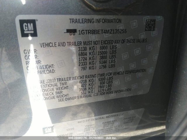 GMC Sierra 1500 Sle 2021 1GTR8BET4MZ135255 Image 10