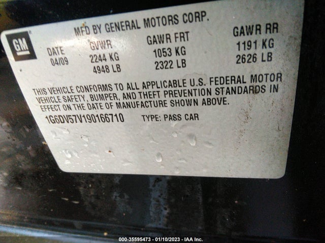 1G6DV57V190166710 Cadillac CTS
