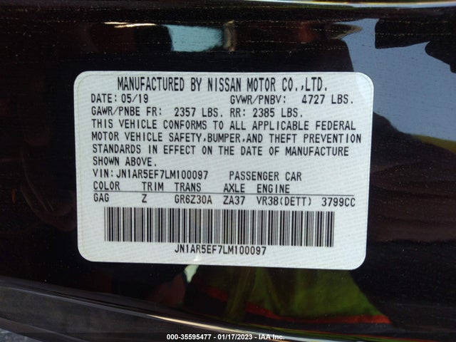 Nissan Gt-r Premium 2020 JN1AR5EF7LM100097 Image 9