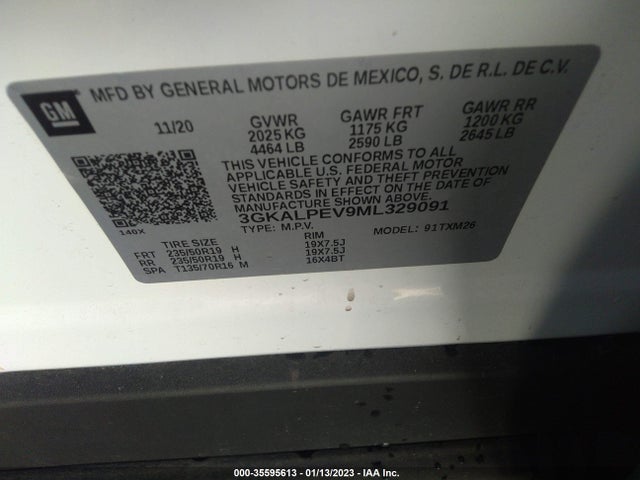 GMC Terrain Slt 2021 3GKALPEV9ML329091 Image 9