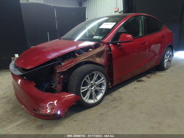 Tesla Model Y Long Range 2022 7SAYGDEEXNF307701 Image 2