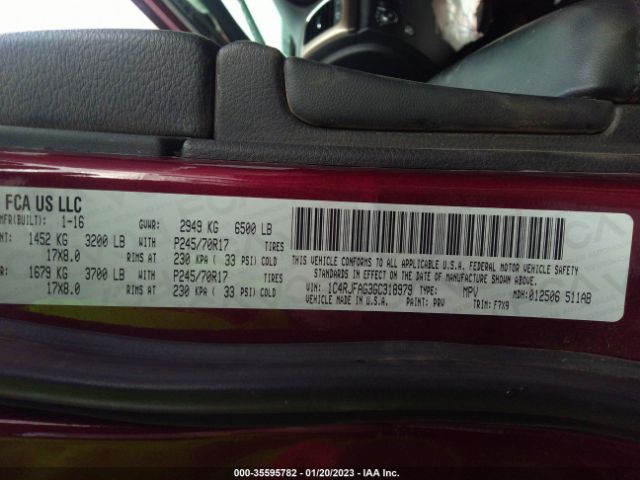 1C4RJFAG3GC318979 Jeep Grand Cherokee Laredo