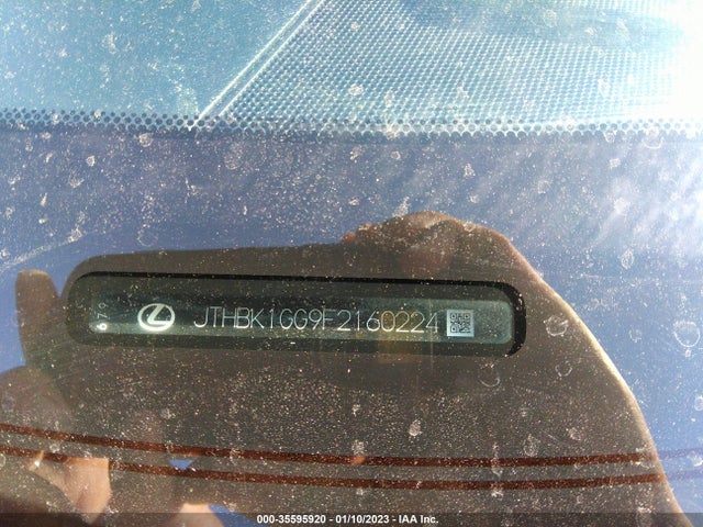 Lexus ES 2015 JTHBK1GG9F2160224 Image 9