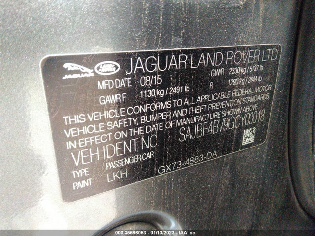 Jaguar XF 2016 SAJBF4BV9GCY03018 Image 11