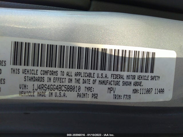 Jeep Grand Cherokee 2011 1J4RS4GG4BC588010 Image 9