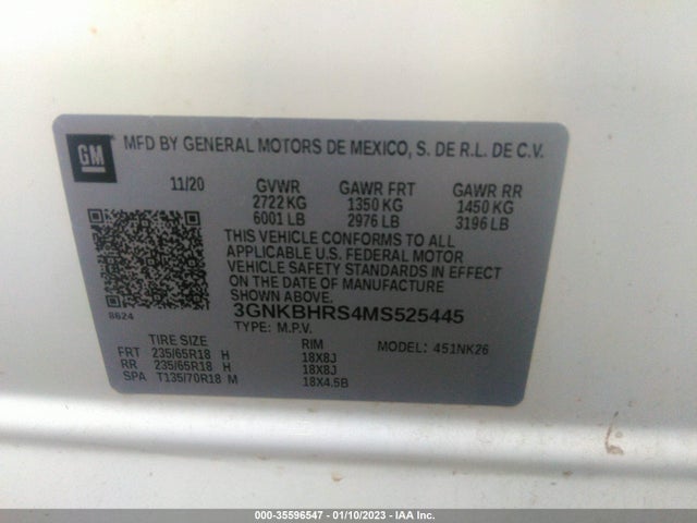 Chevrolet Blazer 2021 3GNKBHRS4MS525445 Image 22