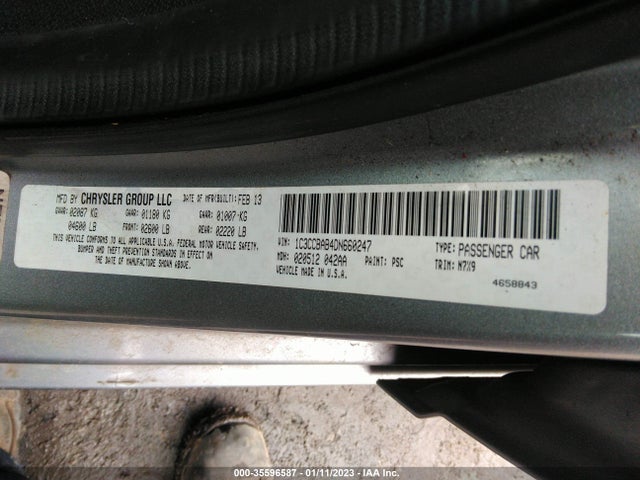 Chrysler 200 LX 2013 1C3CCBAB4DN660247 Image 10