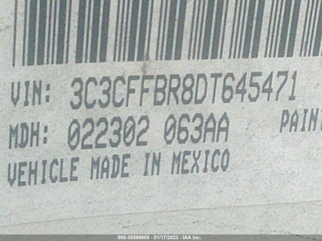 3C3CFFBR8DT645471 Fiat 500