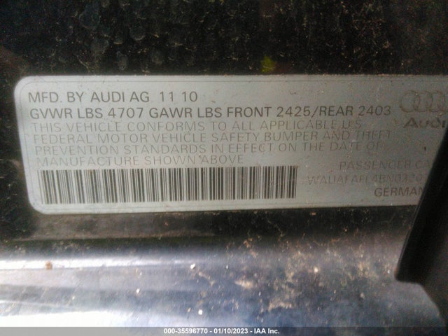 WAUAFAFL4BN032074 Audi A4 2.0t Premium