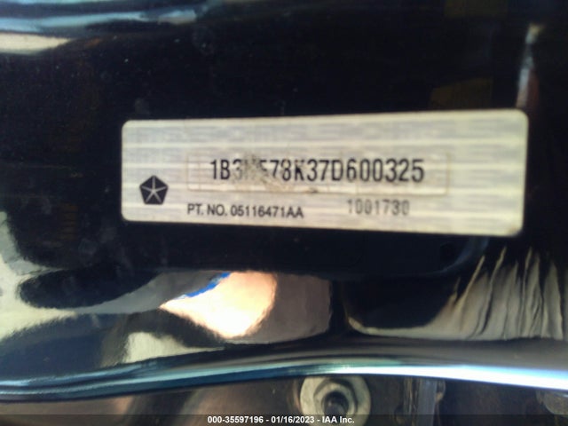 Dodge Caliber R/t 2007 1B3HE78K37D600325 Image 10