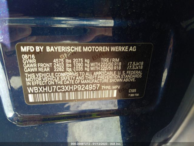 WBXHU7C3XHP924957 BMW X1 Sdrive28i