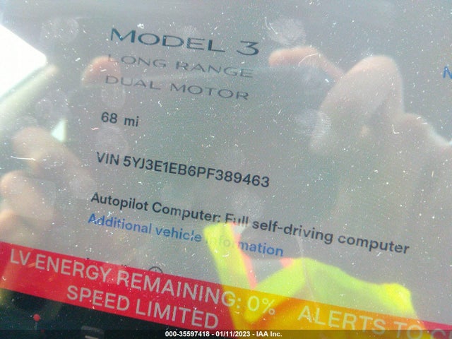 Tesla MODEL 3 2023 5YJ3E1EB6PF389463 Image 8