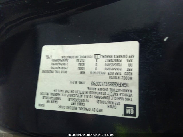 GMC YUKON DENALI 2007 1GKFK63897J133793 Image 10