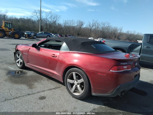 2015 CHEVROLET CAMARO LT VIN: 2G1FD3D33F9295655