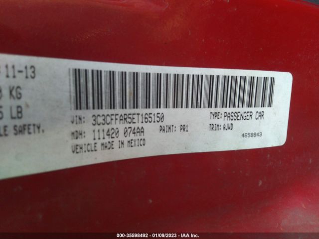 3C3CFFAR5ET165150 Fiat 500 POP