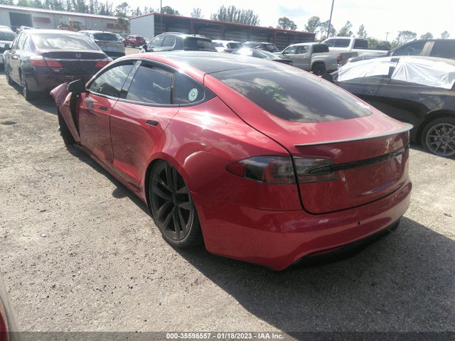 2022 TESLA MODEL S PLAID VIN: 5YJSA1E69NF469136