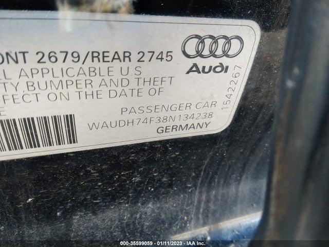 Audi A6 2008 WAUDH74F38N134238 Image 10