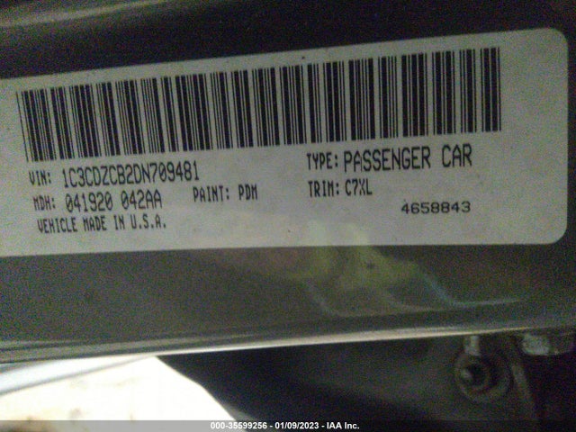 Dodge Avenger Sxt 2013 1C3CDZCB2DN709481 Image 9