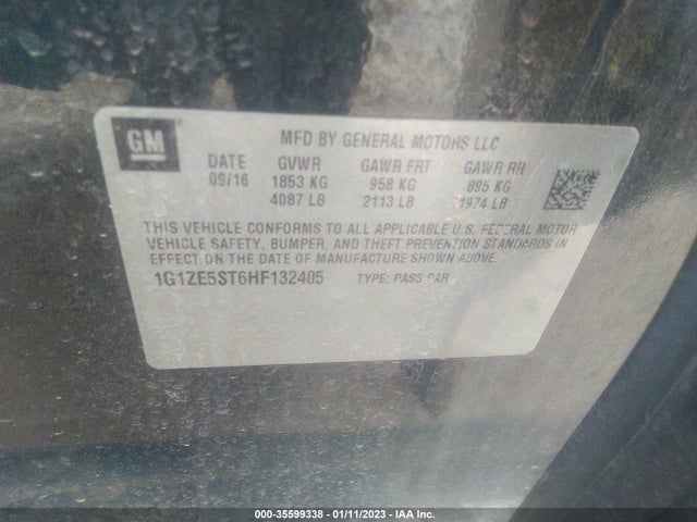 Chevrolet MALIBU LT 2017 1G1ZE5ST6HF132405 Image 11