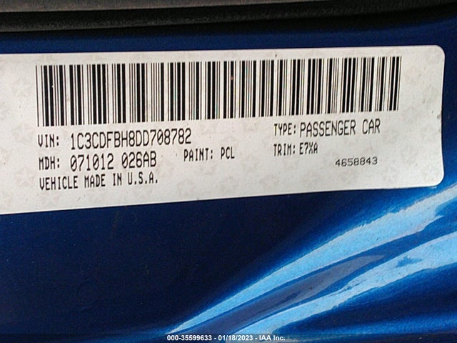 Dodge DART SXT 2013 1C3CDFBH8DD708782 Image 9
