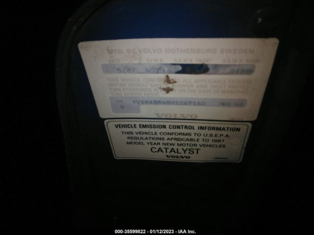 YV1AX8848H1269160 Volvo 244 Dl/gl