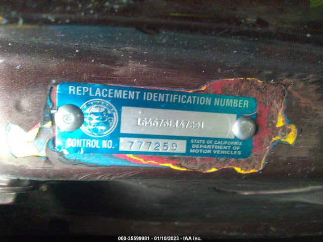 1966 CHEV IMPALA VIN: 164676L147891