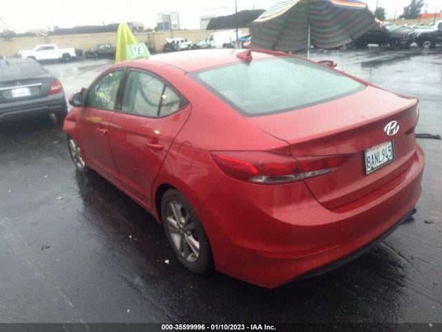 2018 HYUNDAI ELANTRA SEL VIN: 5NPD84LF0JH268651