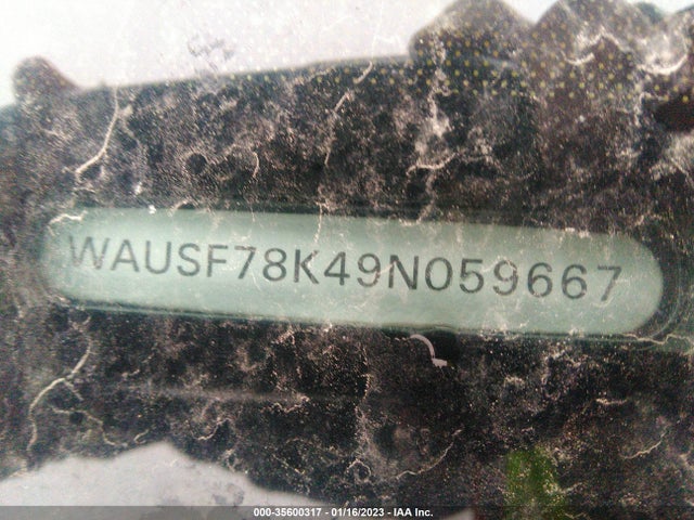 WAUSF78K49N059667 Audi A4 2.0t Prem Plus