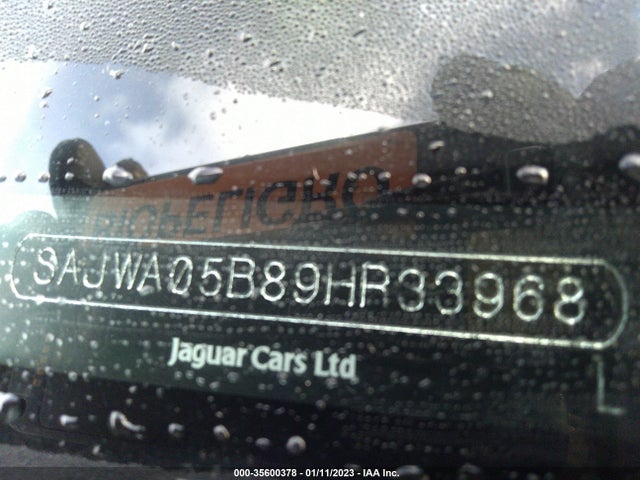 SAJWA05B89HR33968 Jaguar XF LUXURY