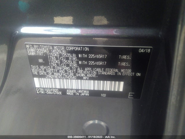 Toyota RAV4 2018 JTMZFREV0JJ742540 Image 39
