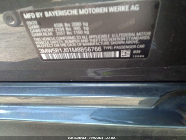 BMW 3 Series 330i 2021 аукцион фото
